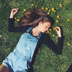 Forever 21 Denim Overalls